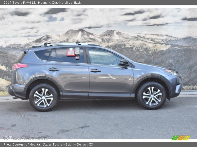 Magnetic Gray Metallic / Black 2017 Toyota RAV4 LE