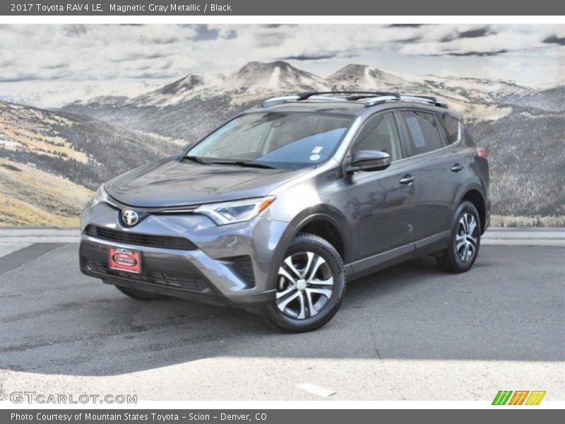 Magnetic Gray Metallic / Black 2017 Toyota RAV4 LE