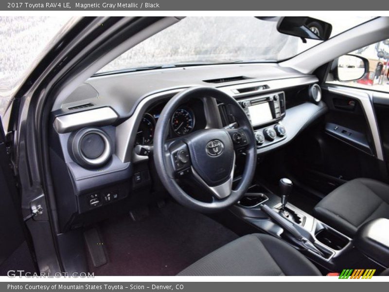Magnetic Gray Metallic / Black 2017 Toyota RAV4 LE