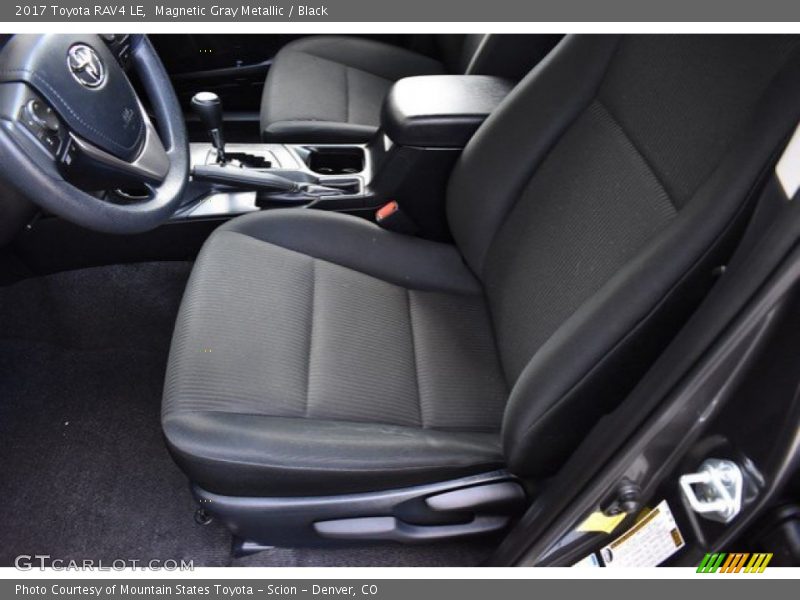 Magnetic Gray Metallic / Black 2017 Toyota RAV4 LE