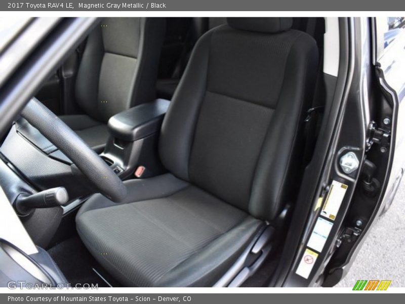 Magnetic Gray Metallic / Black 2017 Toyota RAV4 LE