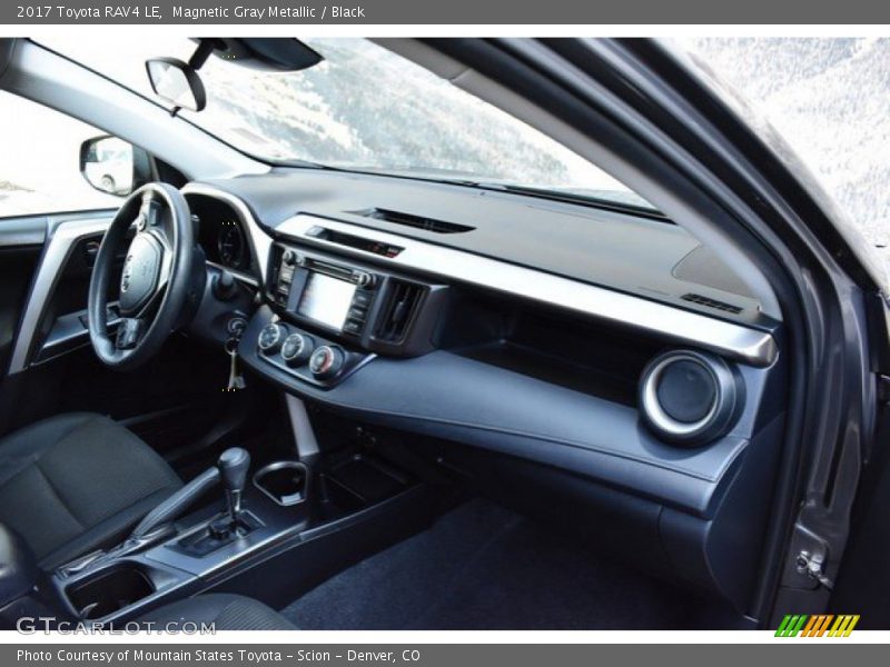 Magnetic Gray Metallic / Black 2017 Toyota RAV4 LE