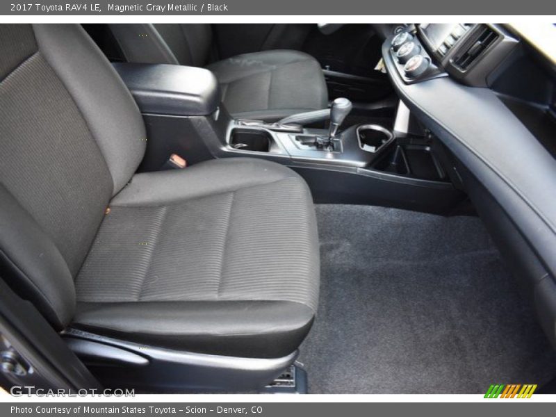 Magnetic Gray Metallic / Black 2017 Toyota RAV4 LE