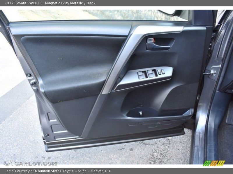 Magnetic Gray Metallic / Black 2017 Toyota RAV4 LE