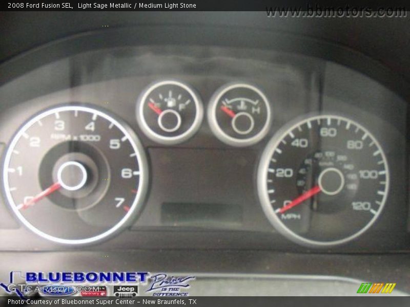 Light Sage Metallic / Medium Light Stone 2008 Ford Fusion SEL