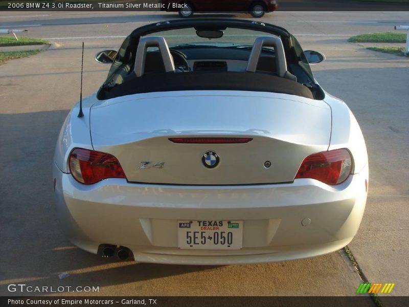 Titanium Silver Metallic / Black 2006 BMW Z4 3.0i Roadster