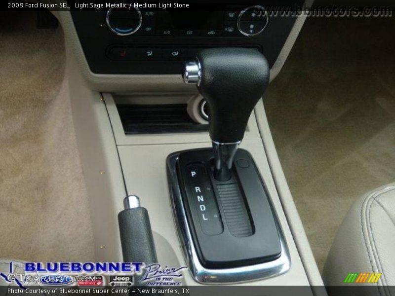 Light Sage Metallic / Medium Light Stone 2008 Ford Fusion SEL