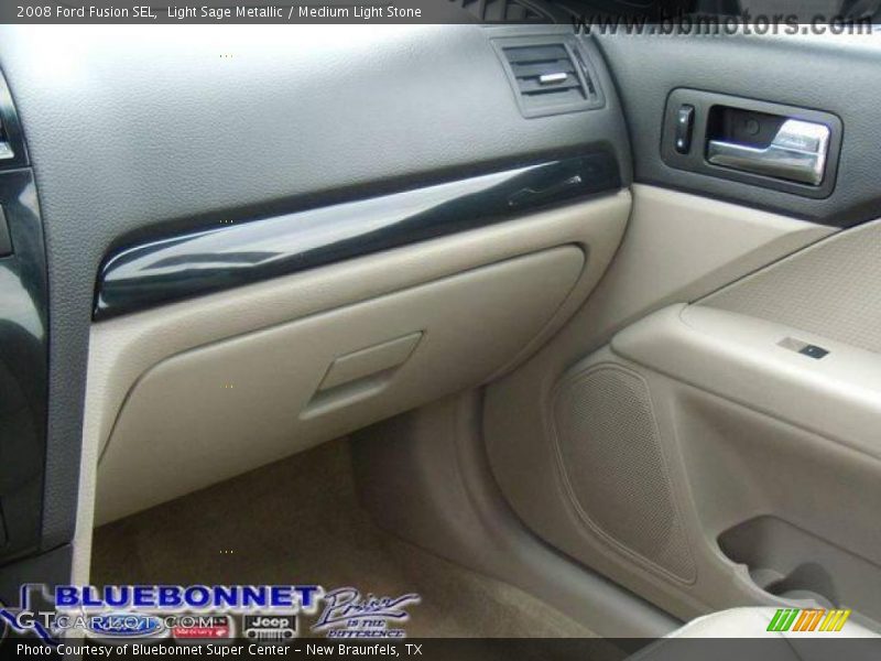 Light Sage Metallic / Medium Light Stone 2008 Ford Fusion SEL