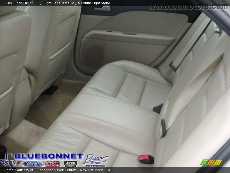 Light Sage Metallic / Medium Light Stone 2008 Ford Fusion SEL