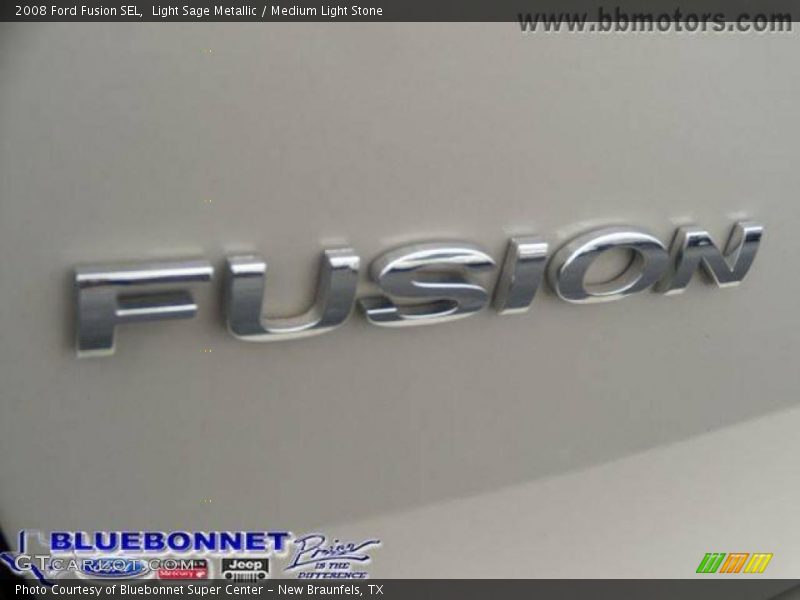 Light Sage Metallic / Medium Light Stone 2008 Ford Fusion SEL