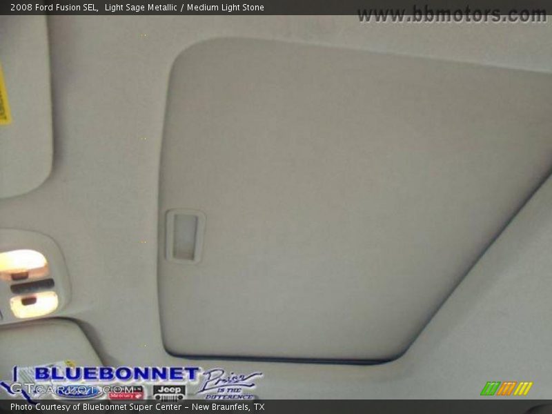 Light Sage Metallic / Medium Light Stone 2008 Ford Fusion SEL