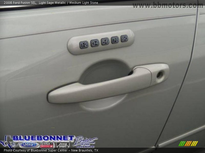 Light Sage Metallic / Medium Light Stone 2008 Ford Fusion SEL