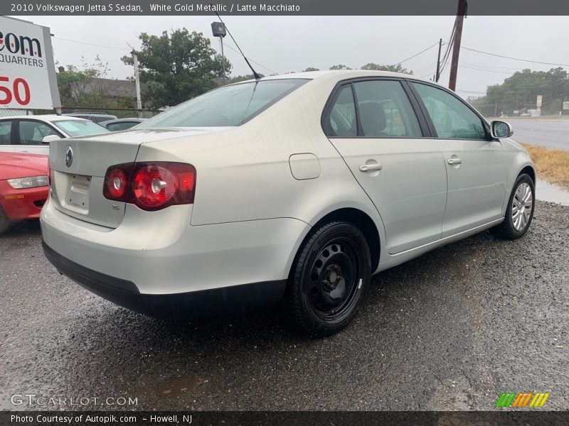 White Gold Metallic / Latte Macchiato 2010 Volkswagen Jetta S Sedan