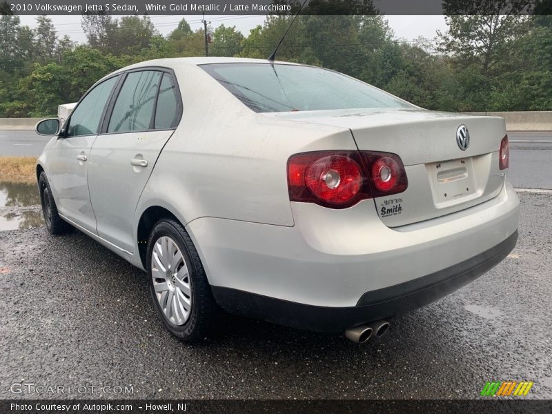 White Gold Metallic / Latte Macchiato 2010 Volkswagen Jetta S Sedan
