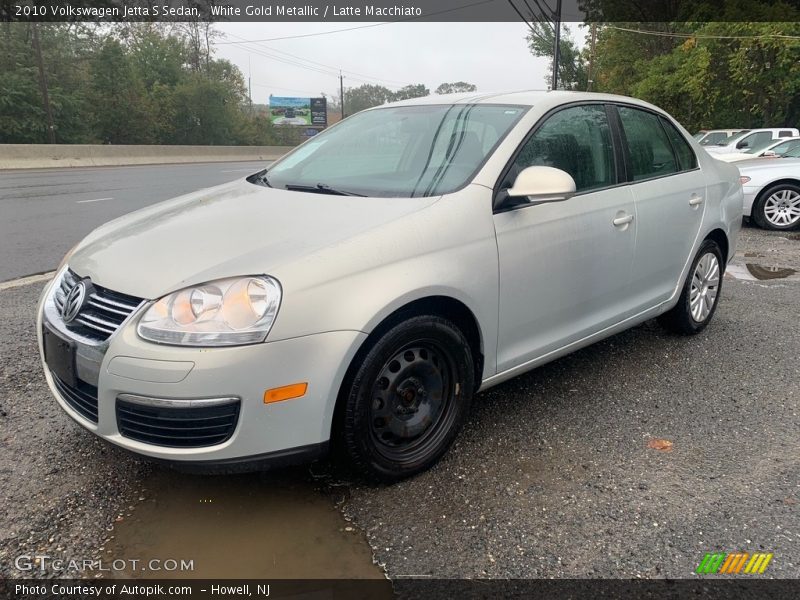 White Gold Metallic / Latte Macchiato 2010 Volkswagen Jetta S Sedan