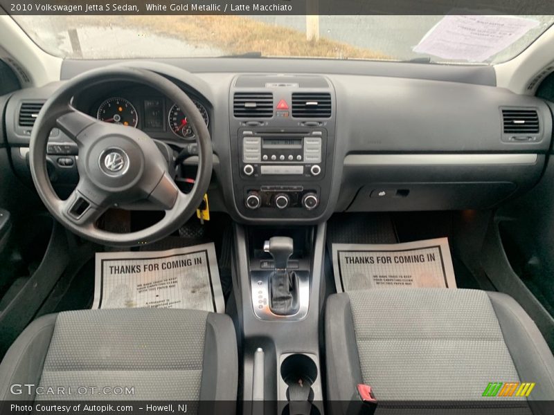 White Gold Metallic / Latte Macchiato 2010 Volkswagen Jetta S Sedan