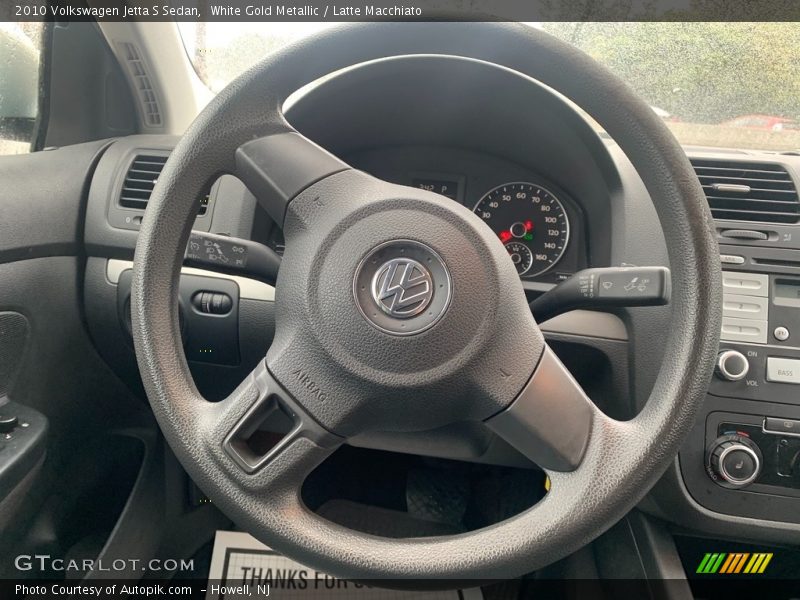White Gold Metallic / Latte Macchiato 2010 Volkswagen Jetta S Sedan