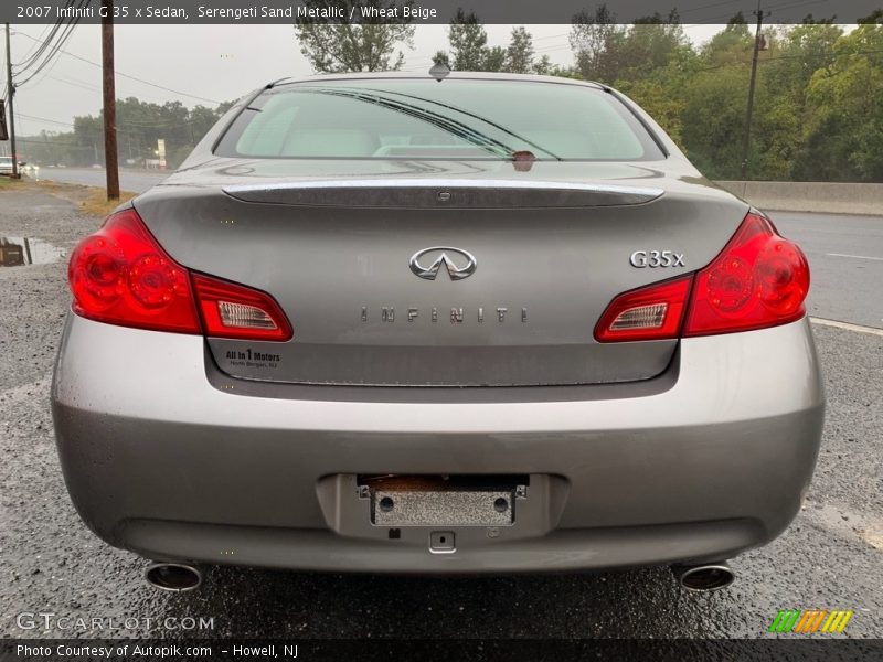 Serengeti Sand Metallic / Wheat Beige 2007 Infiniti G 35 x Sedan