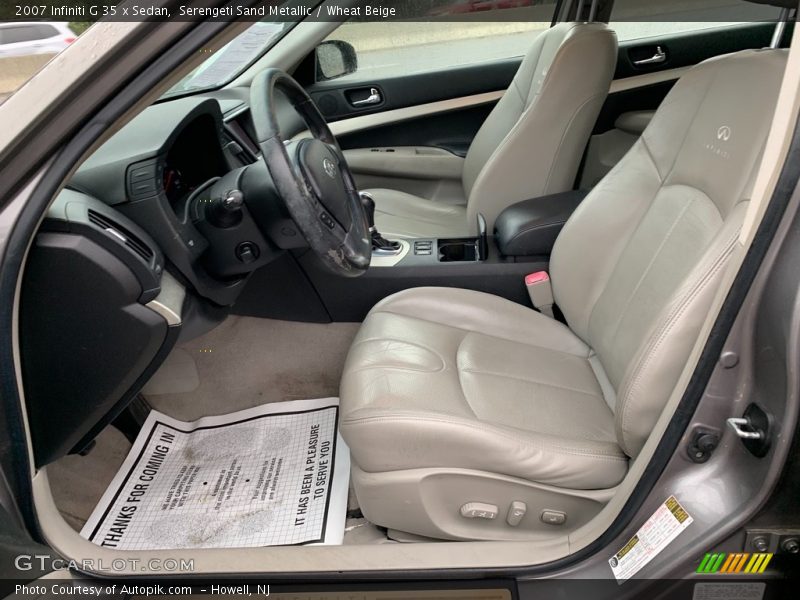 Serengeti Sand Metallic / Wheat Beige 2007 Infiniti G 35 x Sedan