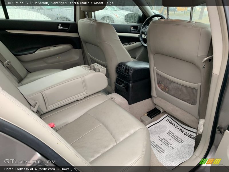 Serengeti Sand Metallic / Wheat Beige 2007 Infiniti G 35 x Sedan