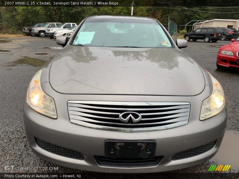 Serengeti Sand Metallic / Wheat Beige 2007 Infiniti G 35 x Sedan