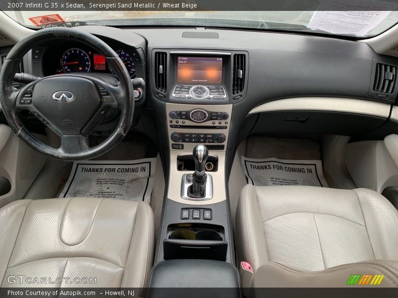 Serengeti Sand Metallic / Wheat Beige 2007 Infiniti G 35 x Sedan