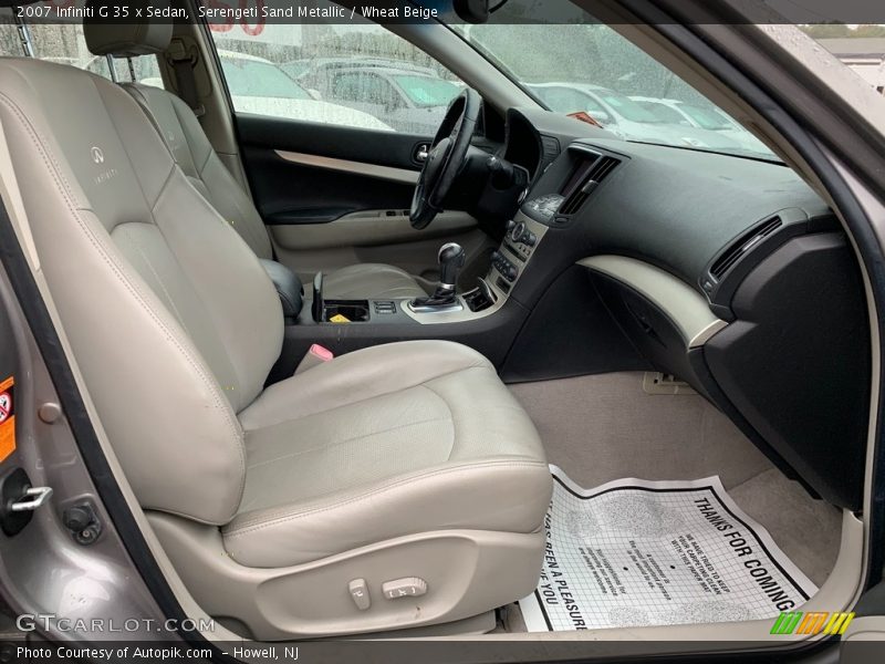 Serengeti Sand Metallic / Wheat Beige 2007 Infiniti G 35 x Sedan
