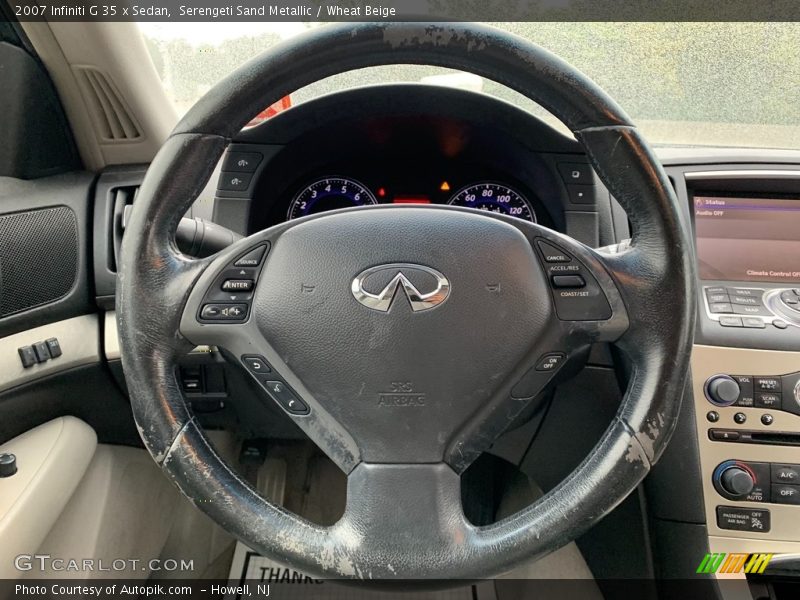 Serengeti Sand Metallic / Wheat Beige 2007 Infiniti G 35 x Sedan