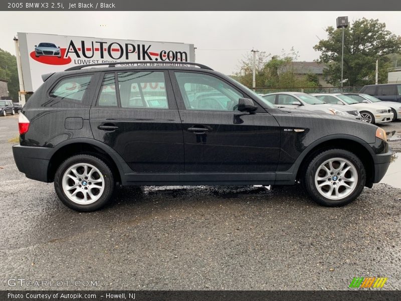 Jet Black / Black 2005 BMW X3 2.5i