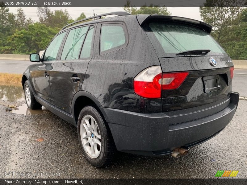 Jet Black / Black 2005 BMW X3 2.5i