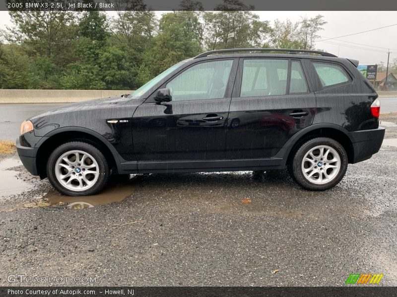Jet Black / Black 2005 BMW X3 2.5i