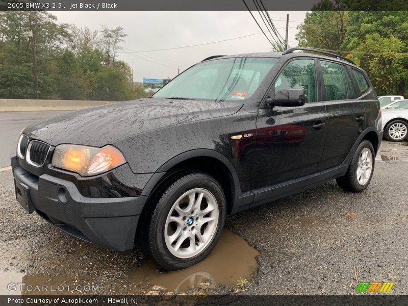 Jet Black / Black 2005 BMW X3 2.5i