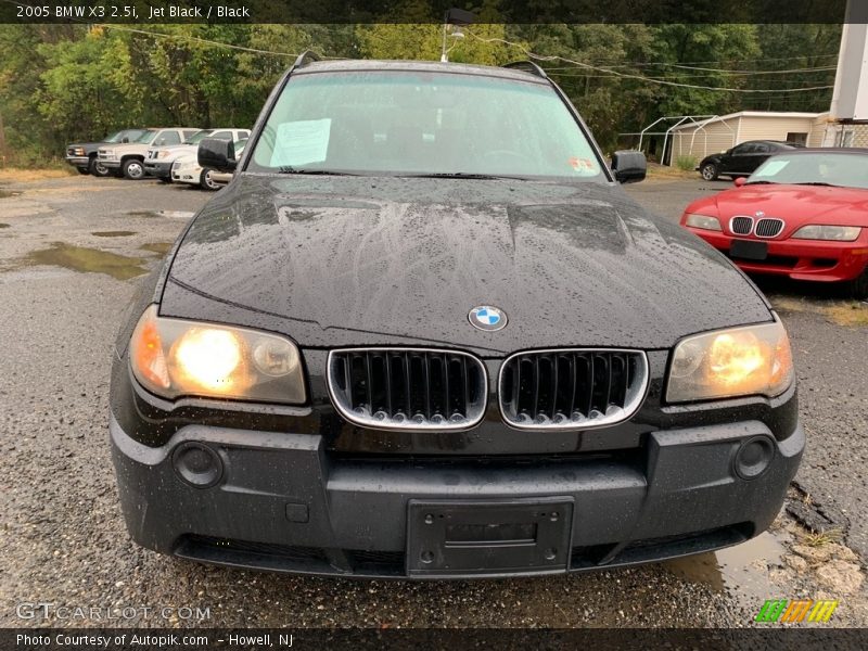 Jet Black / Black 2005 BMW X3 2.5i