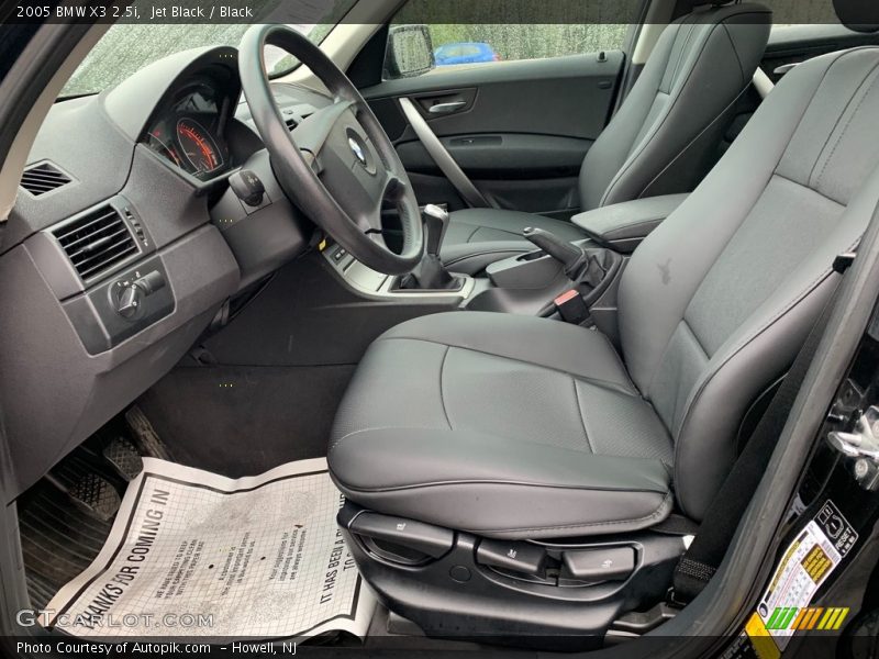 Jet Black / Black 2005 BMW X3 2.5i