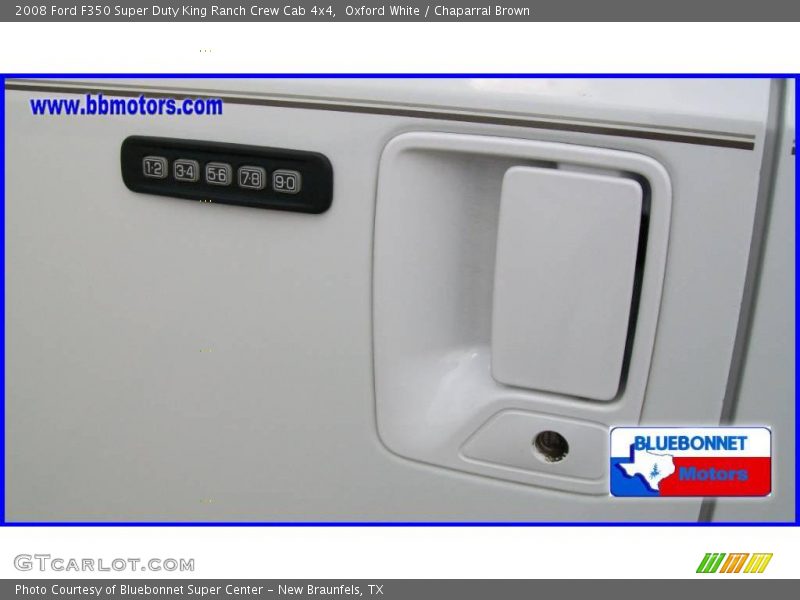 Oxford White / Chaparral Brown 2008 Ford F350 Super Duty King Ranch Crew Cab 4x4
