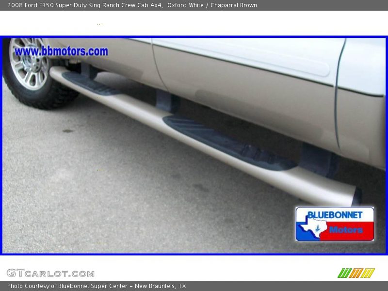 Oxford White / Chaparral Brown 2008 Ford F350 Super Duty King Ranch Crew Cab 4x4