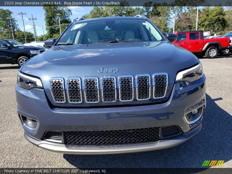 Blue Shade Pearl / Ski Gray/Black 2020 Jeep Cherokee Limited 4x4