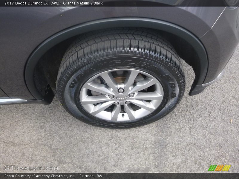 Granite Metallic / Black 2017 Dodge Durango SXT AWD