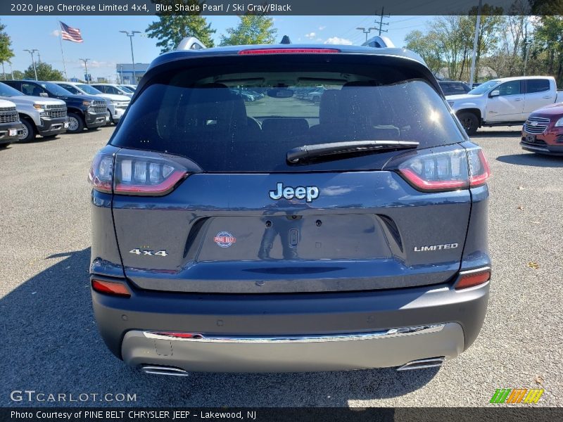 Blue Shade Pearl / Ski Gray/Black 2020 Jeep Cherokee Limited 4x4