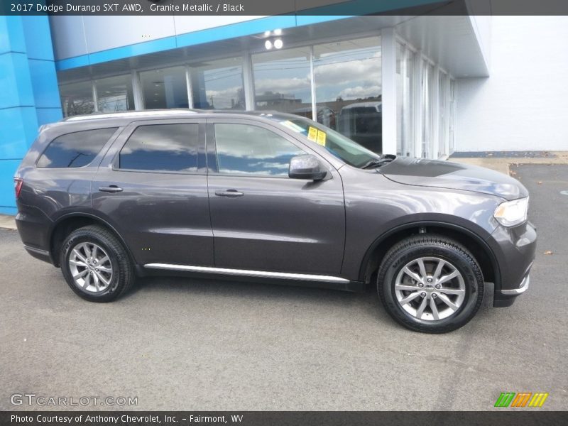 Granite Metallic / Black 2017 Dodge Durango SXT AWD
