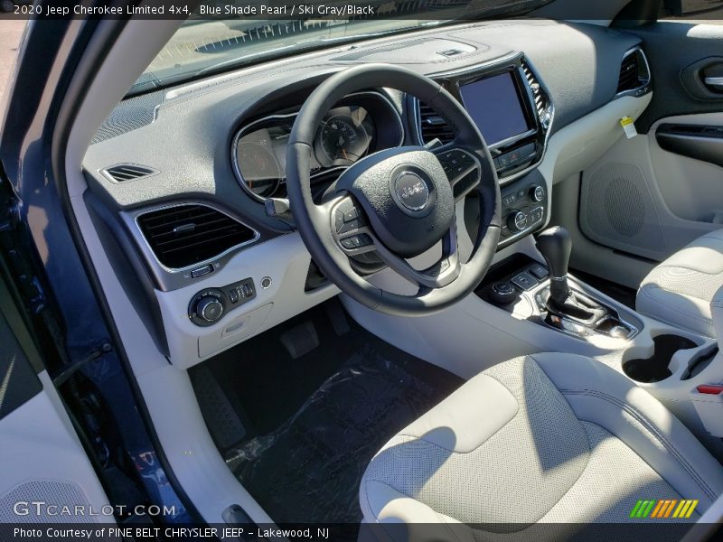 Blue Shade Pearl / Ski Gray/Black 2020 Jeep Cherokee Limited 4x4