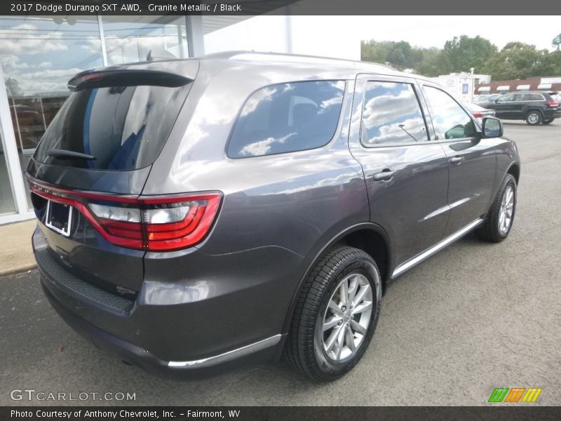 Granite Metallic / Black 2017 Dodge Durango SXT AWD