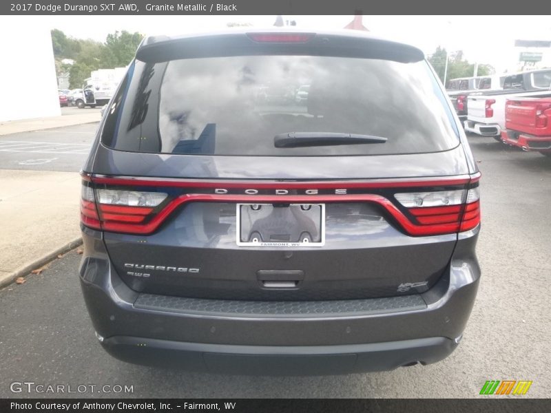 Granite Metallic / Black 2017 Dodge Durango SXT AWD