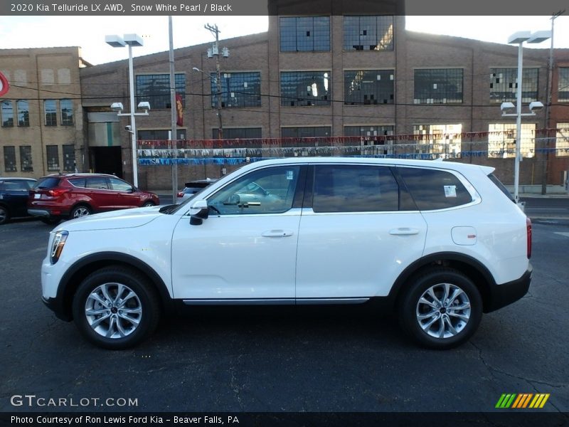 Snow White Pearl / Black 2020 Kia Telluride LX AWD