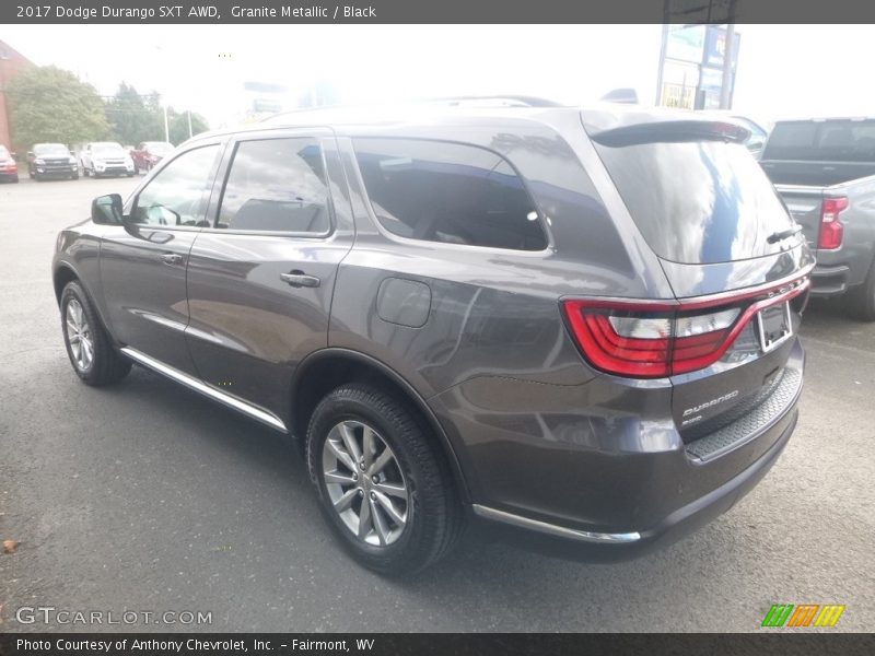 Granite Metallic / Black 2017 Dodge Durango SXT AWD