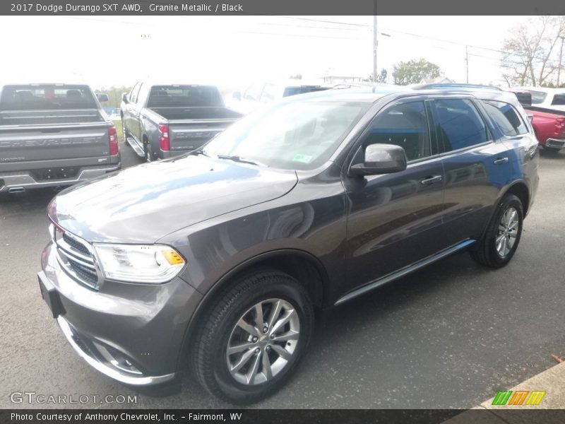 Granite Metallic / Black 2017 Dodge Durango SXT AWD