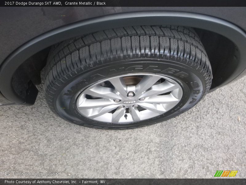 Granite Metallic / Black 2017 Dodge Durango SXT AWD