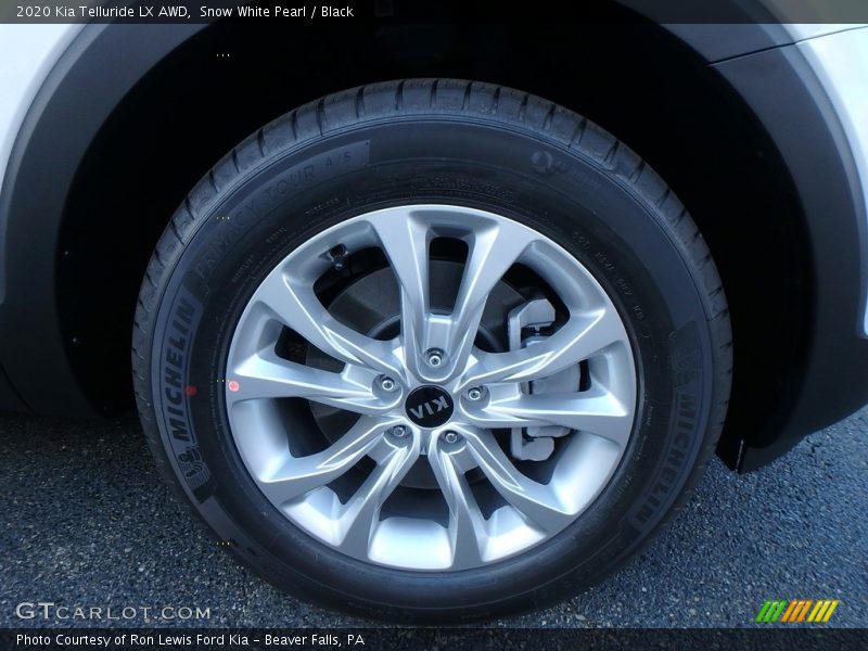 Snow White Pearl / Black 2020 Kia Telluride LX AWD