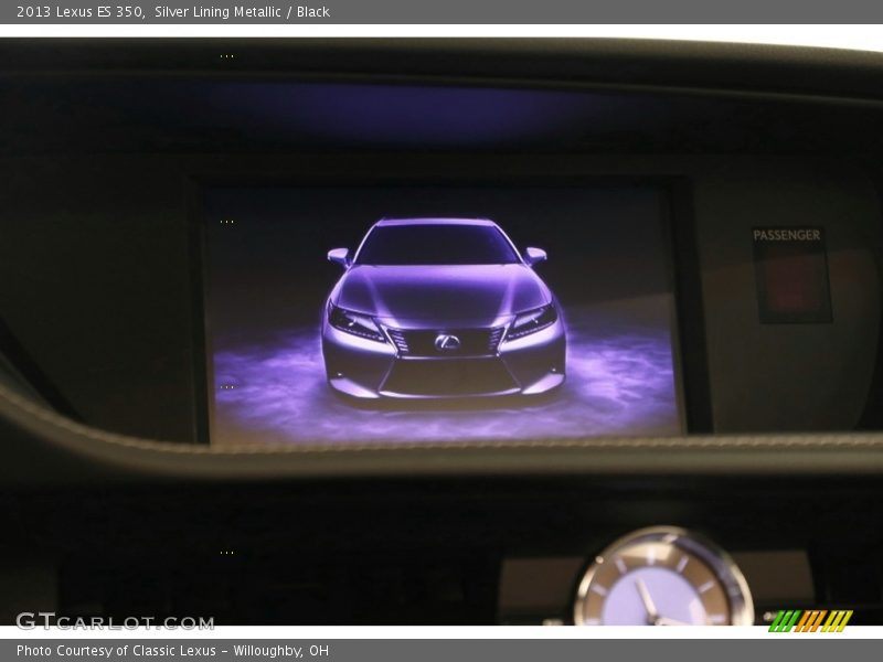 Silver Lining Metallic / Black 2013 Lexus ES 350