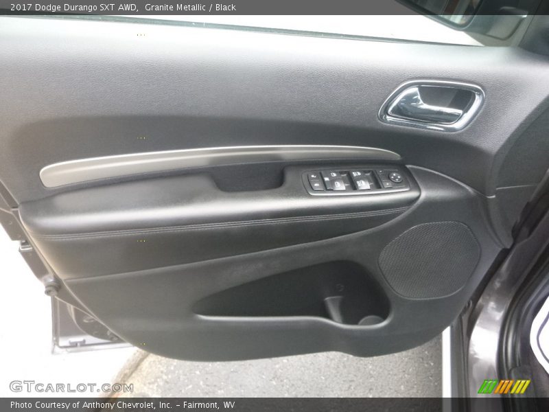 Granite Metallic / Black 2017 Dodge Durango SXT AWD